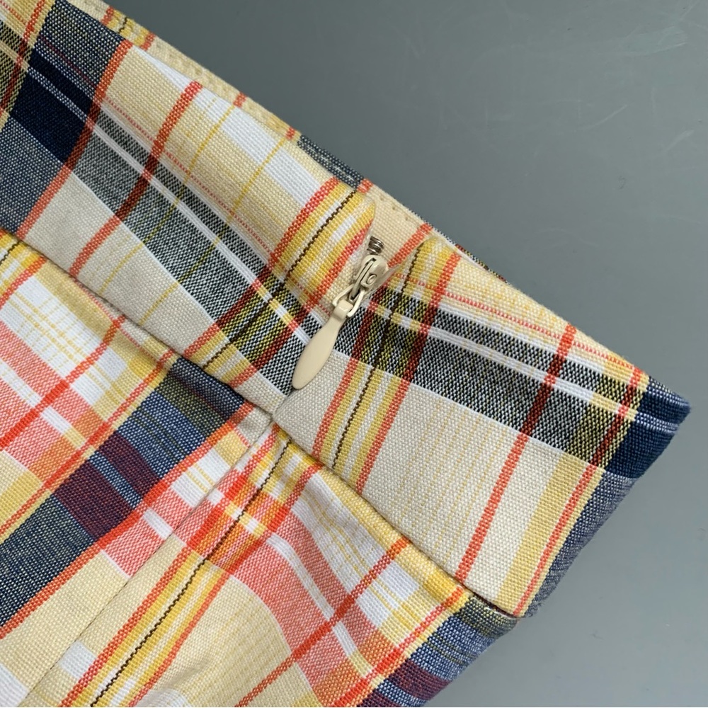 Urban Outfitters Leila Womens Clueless Preppy Plaid Kick Flare Crop Pant 12 - Picture 13 of 14